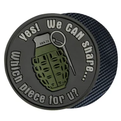 Outlet Emblemat Granat "WE CAN SHARE" - PVC Patche