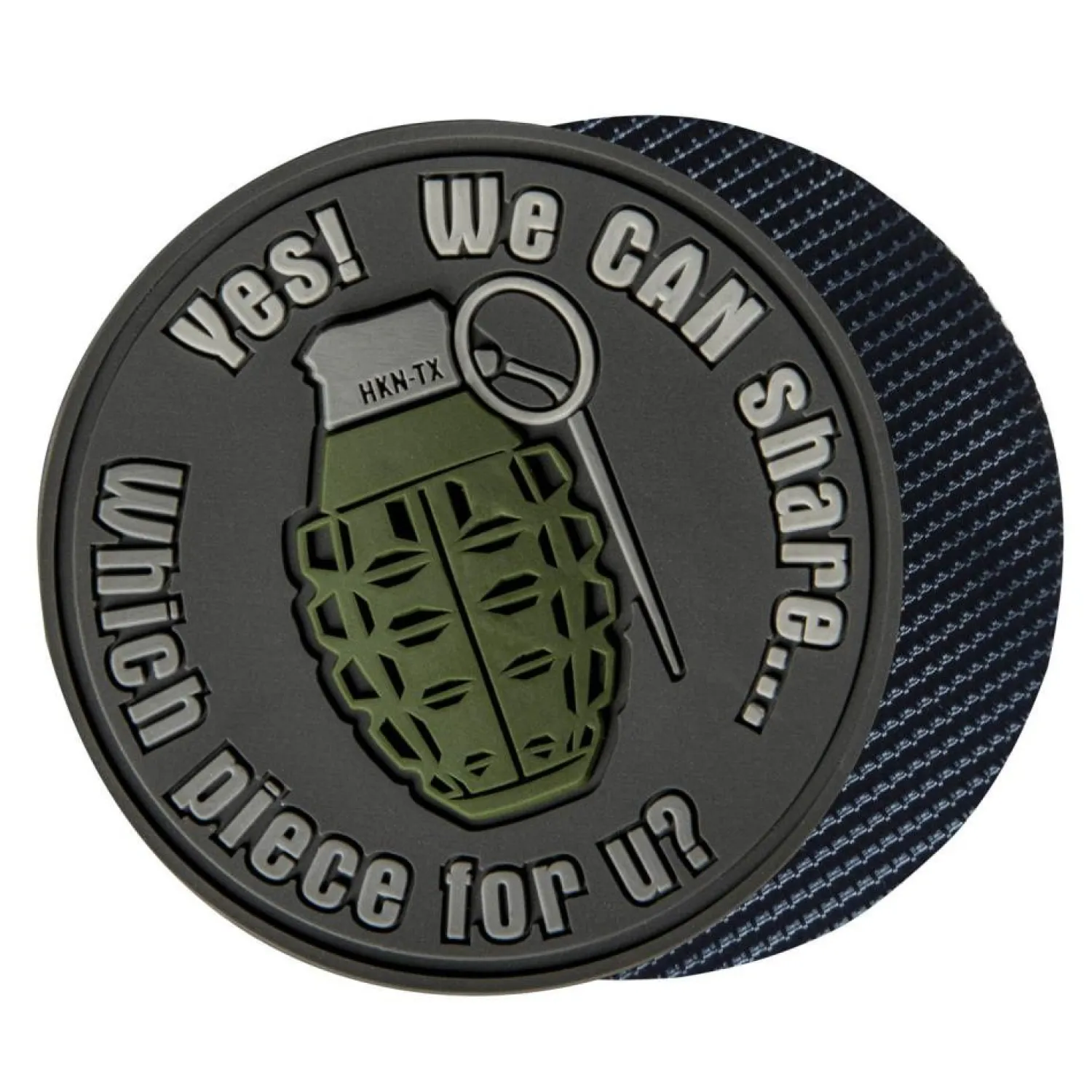 Outlet Emblemat Granat "WE CAN SHARE" - PVC Patche