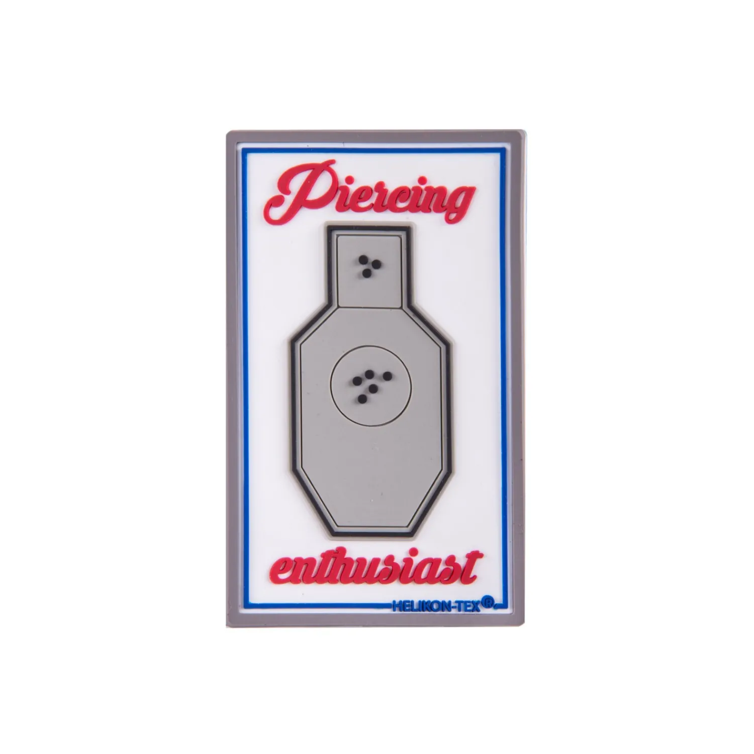 Hot Emblemat "Piercing Enthusiast" - PVC Patche
