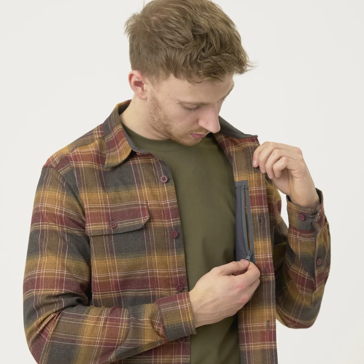 Sale Koszula GreyMan - Polyester Nylon Blend Koszule I Koszulki