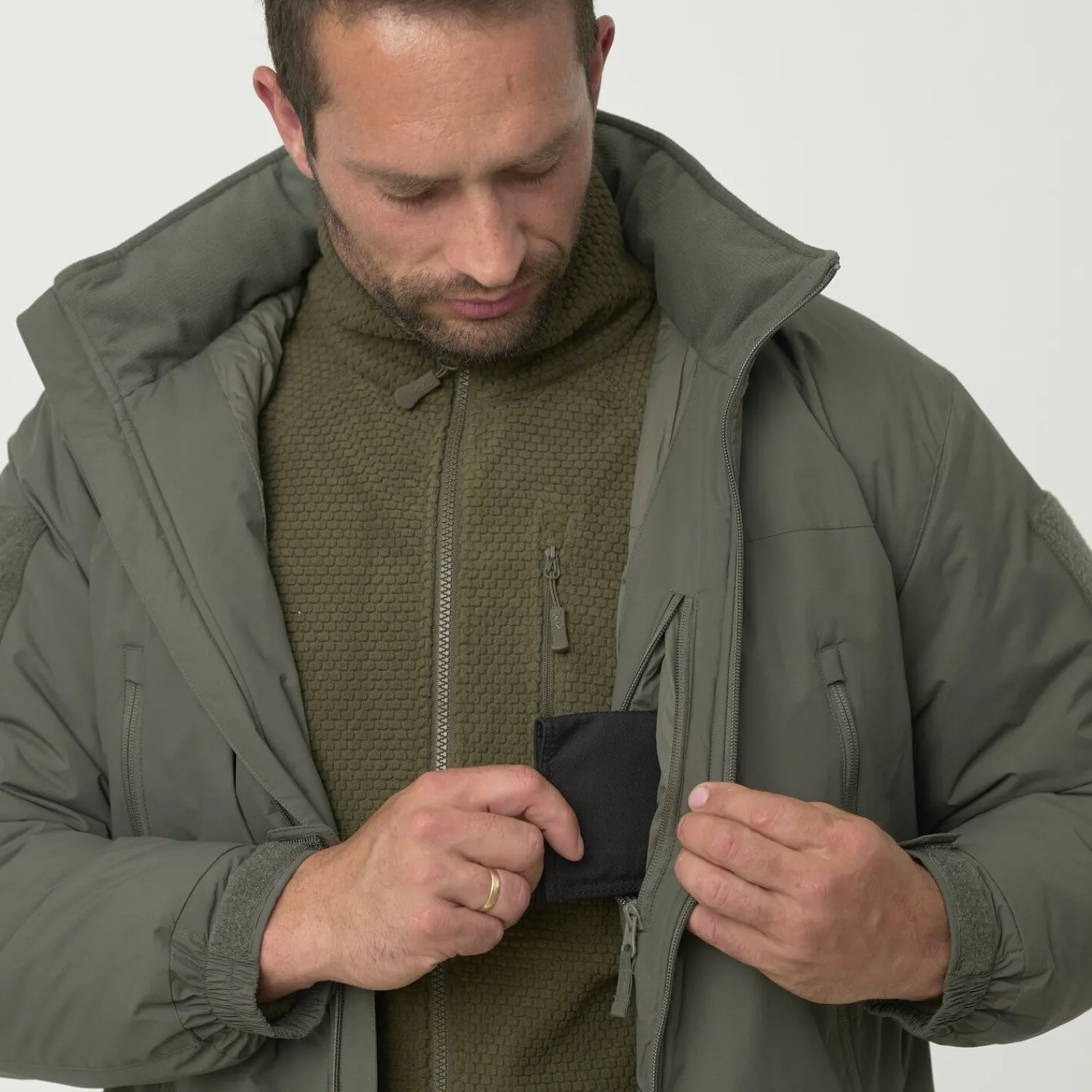 Hot Lekka Kurtka Zimowa LEVEL 7 - Climashield® Apex 100g Odzież Ocieplana