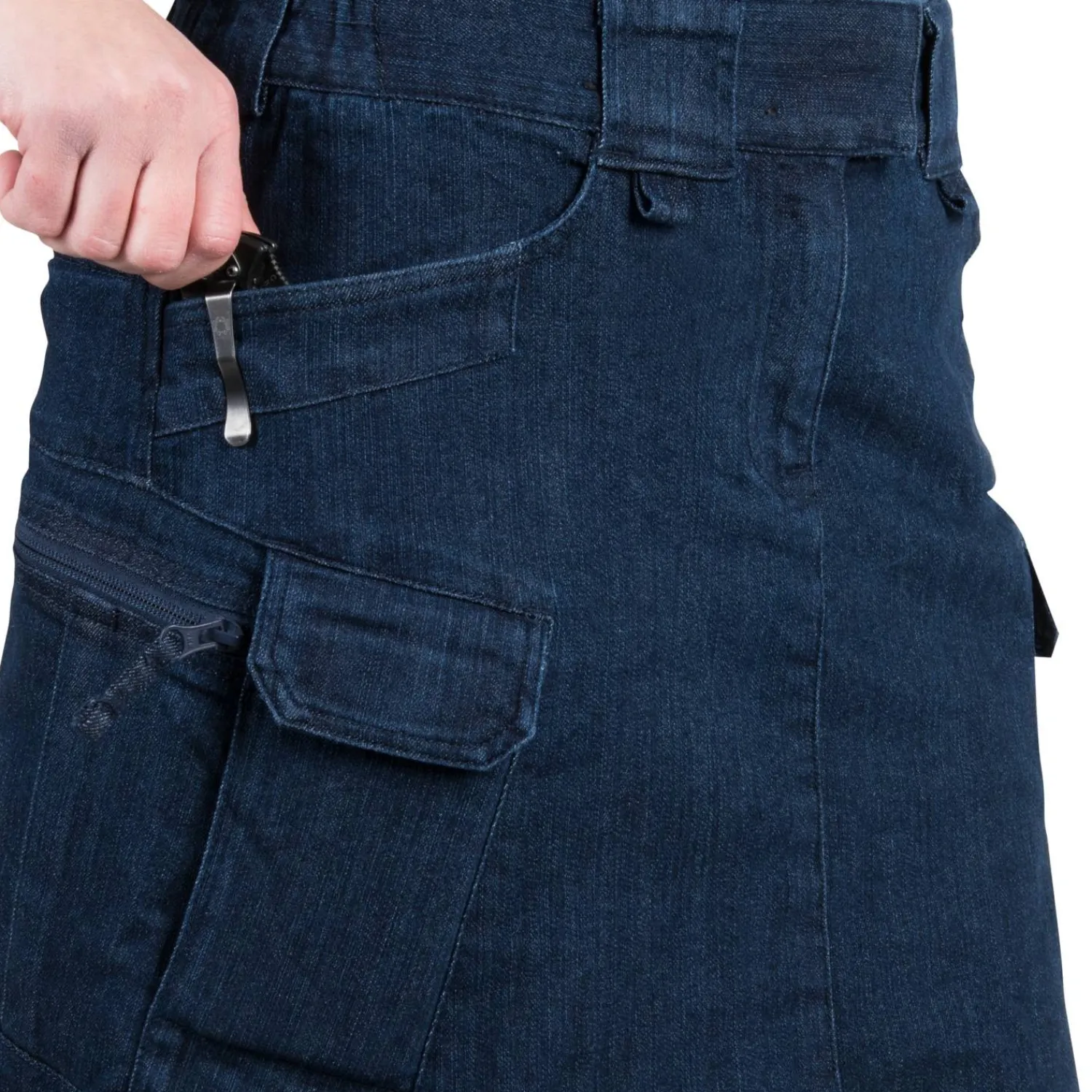 Best Spódnica UTL® (Urban Tactical Skirt®) - Denim Mid Dla Kobiet