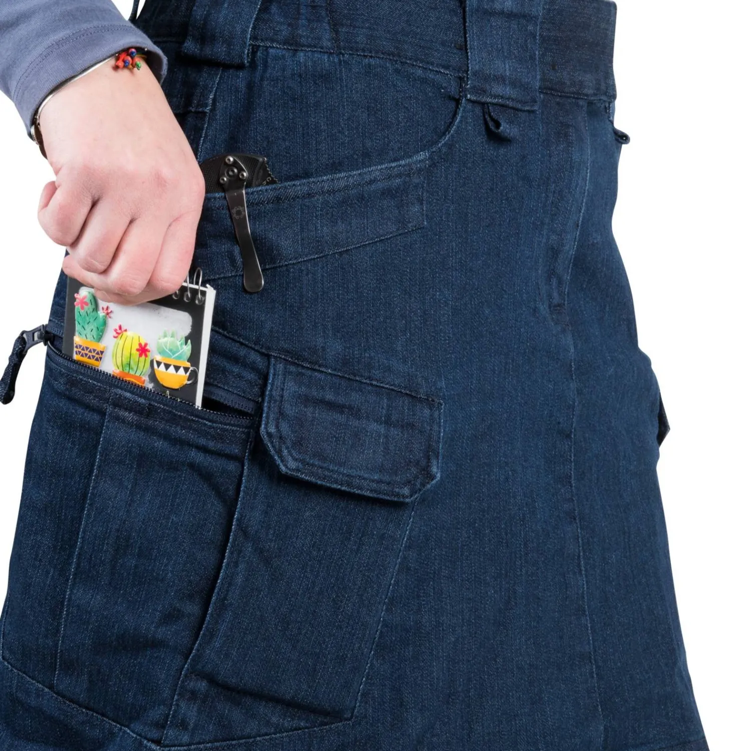 Best Spódnica UTL® (Urban Tactical Skirt®) - Denim Mid Dla Kobiet